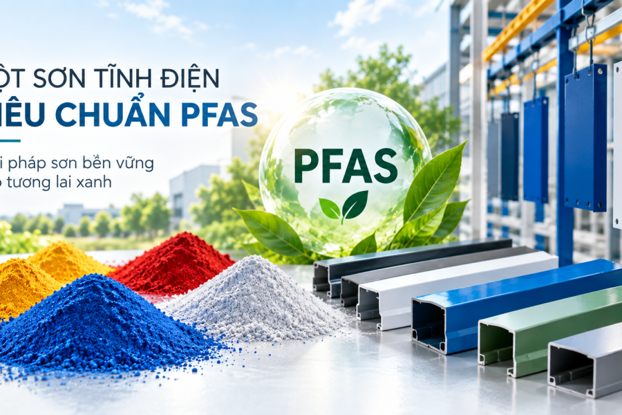 Bột Sơn Tĩnh Điện Tiêu Chuẩn PFAS