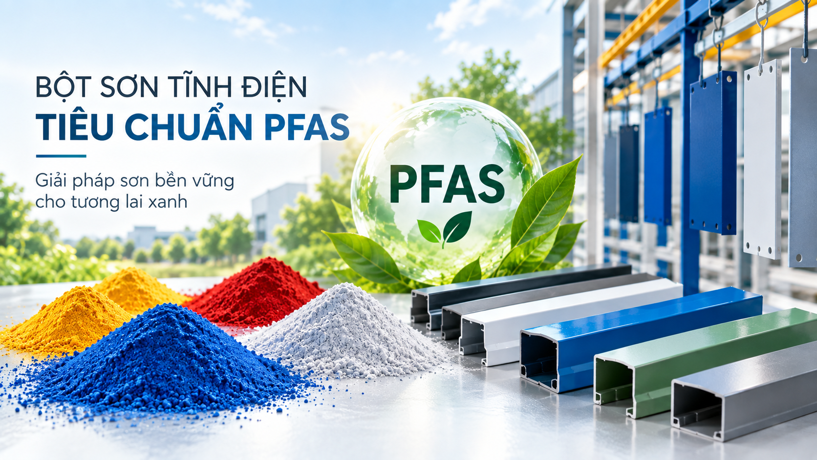 Bột Sơn Tĩnh Điện Tiêu Chuẩn PFAS