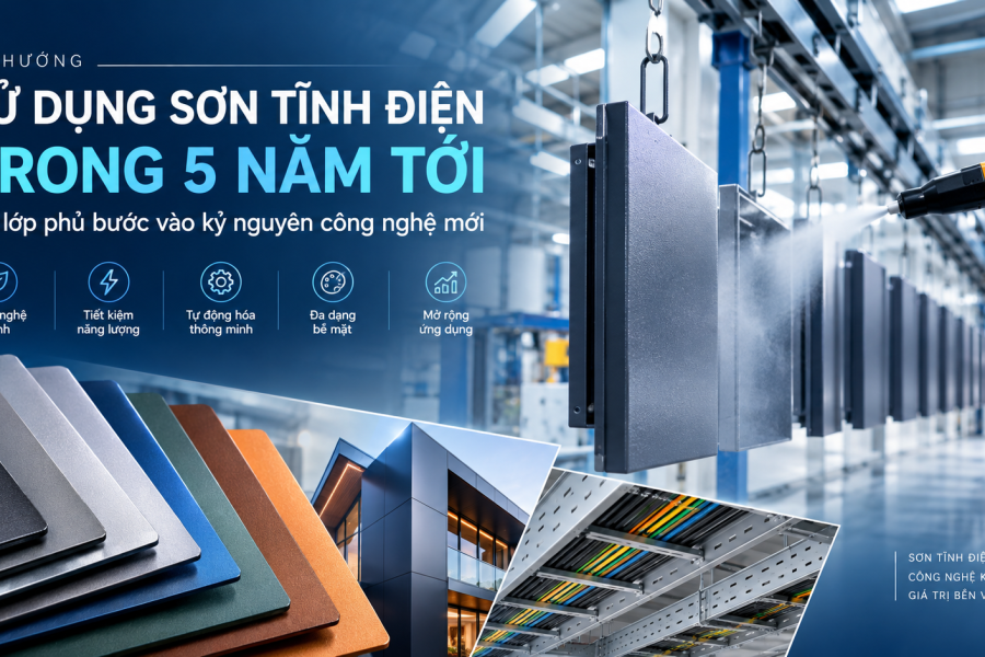 Xu Hướng Sử Dụng Sơn Tĩnh Điện Trong 5 Năm Tới